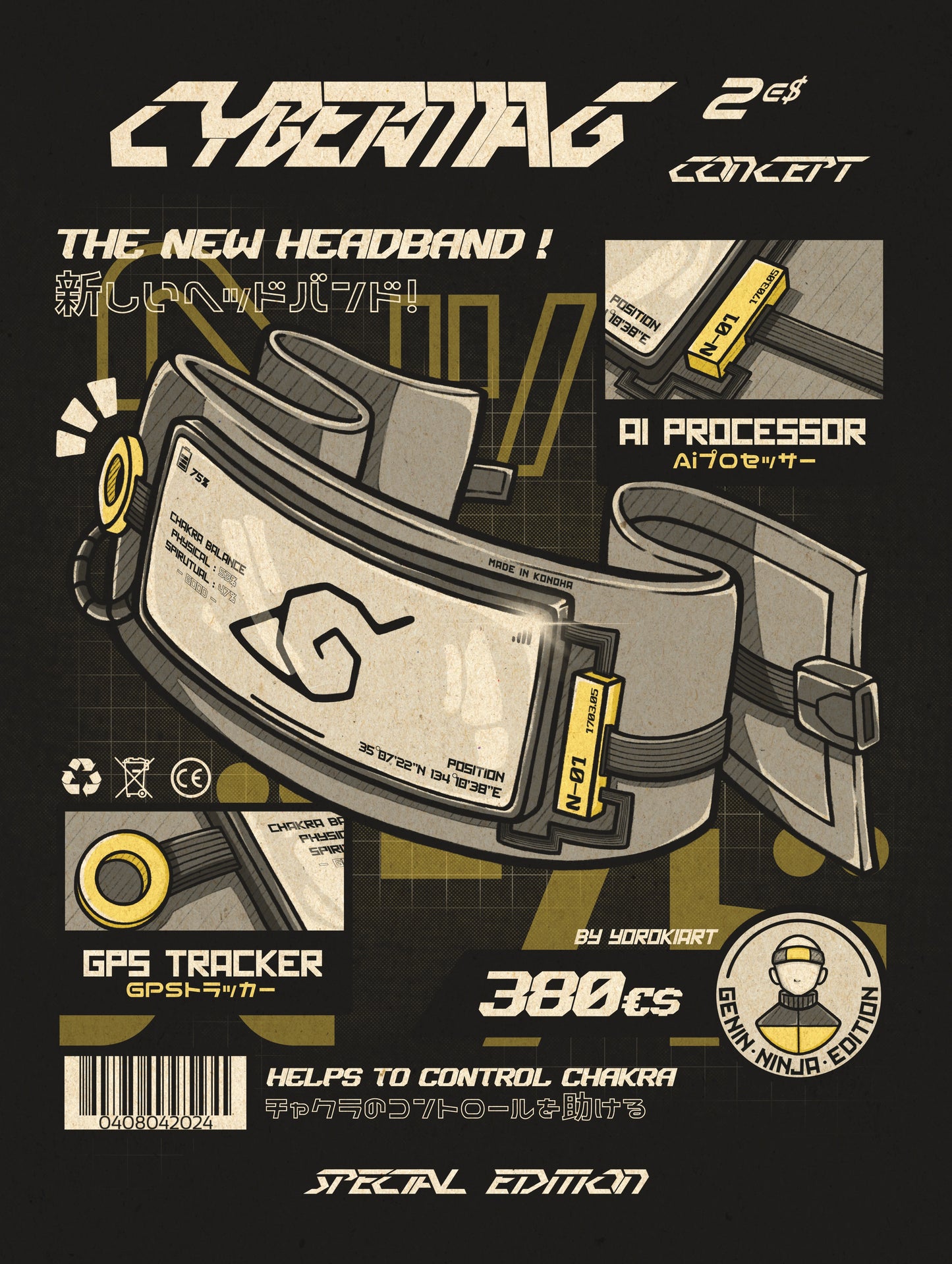 CYBERMAGconcept Headband